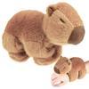 Abaodam Capybara Plush Slap Bracelet, Stuffed Animal Cuff Wristband for Kids, Cute Cartoon Capybara Animal Hugger for Dress Up, Party Favors view 1