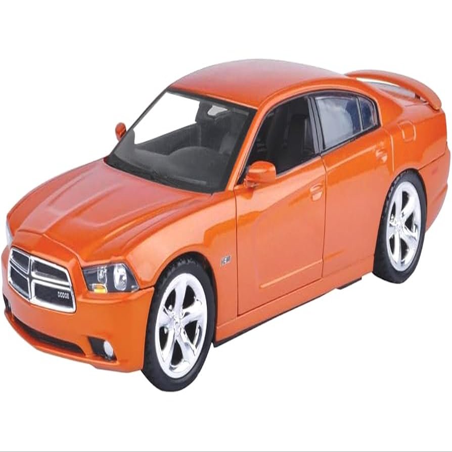 2011 R/T Hemi Metallic Orange 1/24 Diecast Model Car by Motormax 73354met.or