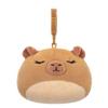 Squishmallows 3.5"" Clip-On Lijjian The Capybara, Small, Brown view 1
