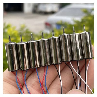 IPUDIS 0820 8mm*20mm Coreless electronic starter DC3.7V 4.2V 50000RPM High Speed Hollow Cup electronic starter DIY RC Drone Quadcopter Engine(1 Pair Propeller)