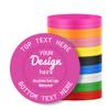 Sunyoungift 100 Custom Game Poker Chips, Personalized with Your Text and Logo, for Board Game, Casino Night and Poker Tournament (Rose Red) view 1