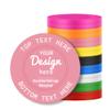 Sunyoungift 100 Custom Game Poker Chips, Personalized with Your Text and Logo, for Board Game, Casino Night and Poker Tournament (Pink) view 1