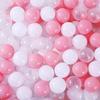 Thenese Ball Pit Balls for Kids, Pool Toys Thicken Soft Plastic Balls for Ball Pit BPA Free Toddler Toy White Clear and Pink 300pcs view 1