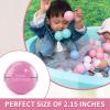 Thenese Ball Pit Balls for Kids, Pool Toys Thicken Soft Plastic Balls for Ball Pit BPA Free Toddler Toy White Clear and Pink 300pcs view 4