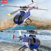 EnuoChbuild Remote Control Helicopter for Adult, C186 MAX BO105 Gunship Helicopter RC 4CH Single Flybarless Aircraft with 6-Axis Gyro - RTF Total Control Version view 2