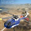 EnuoChbuild Remote Control Helicopter for Adult, C186 MAX BO105 Gunship Helicopter RC 4CH Single Flybarless Aircraft with 6-Axis Gyro - RTF Total Control Version view 4
