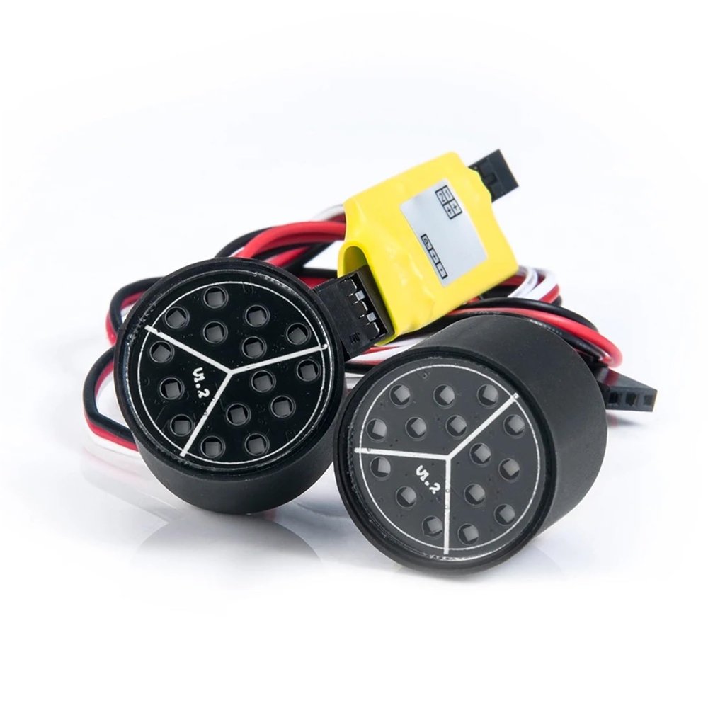 RC Car Lamp Compatible With Axial SCX10 III AXI03006 AXI03007 1/10 RC Crawler Car Decoration Parts Light Bright Headl Front Light Spotlight 3 Modes