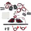 VBCERSDZ RC Car Lamp Compatible With FELONY 6S For BLX For Street For Bash For All-Road 1/7 For Muscle Car Parts RC Car Front/Rear/Side Lights Headl Set view 2