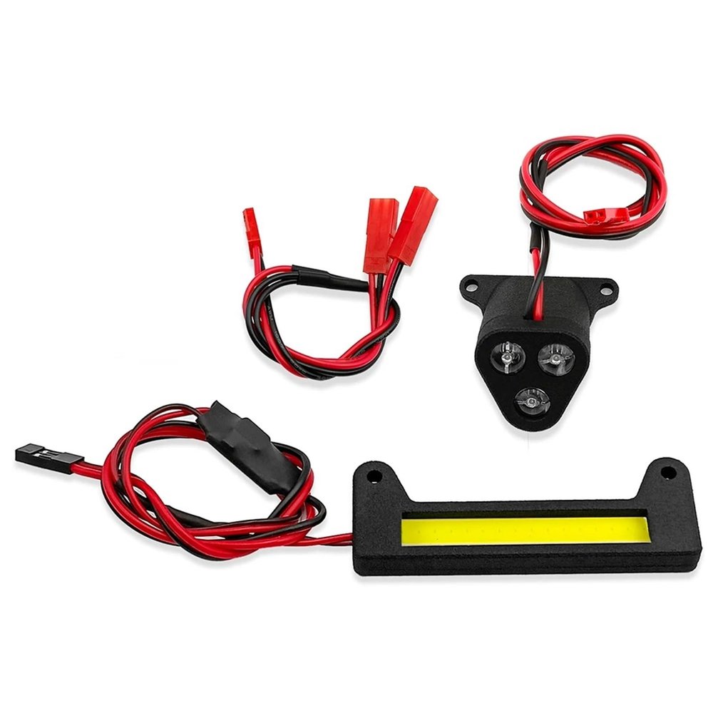 VBCERSDZ RC Car Light, LED, Black, 5V, 63g, Compatible with KRATON 6S, EXB V4 V5, BLX 1/8 RC Cars, Front and Rear Spotlight, Night Lighting, Decorative Modern Style