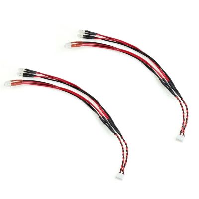 VBCERSDZ RC Car Lamp Compatible With Kyosho For Mini-Z For AWD MA020 MR03 FWD RWD 1/28 RC Car Upgrade Parts 2 Pcs Light Headl And Taillights RC Car Lamp