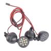 VBCERSDZ RC Car Lamp Compatible With HPI For BAJA For Rovan For King For Motor 1/5 RC Car Parts Accessories 4 Pc Lights Receiver Kit Plastic Shell Lotus Headl view 2