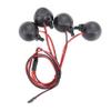 VBCERSDZ RC Car Lamp Compatible With HPI For BAJA For Rovan For King For Motor 1/5 RC Car Parts Accessories 4 Pc Lights Receiver Kit Plastic Shell Lotus Headl view 3