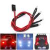 RC Car Lamp Compatible With TRX4-M For Bronco For Defender 1/18 RC Car Upgrade Parts Front And Rear Lights Spotlight Headlamp Taillight view 3