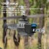 C128 Scout Drone RC Helicopter Model with 1080P Camera, 2.4G RC 4CH Aerial Military Aircraft Helicopter Model with 6-Axis Gyro for Beginner Adults (RTF Version/Grey) view 2