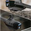 C128 Scout Drone RC Helicopter Model with 1080P Camera, 2.4G RC 4CH Aerial Military Aircraft Helicopter Model with 6-Axis Gyro for Beginner Adults (RTF Version/Grey) view 3