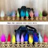 30pcs Luminous Mini Troll Dolls Glow in The Dark Vintage Action Figures Troll Dolls 1.2" Bodies, 2.3" Hair. Cake Toppers School Project, Arts and Crafts (30pcs) view 3