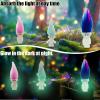 10pcs Luminous Mini Troll Dolls Glow in The Dark Vintage Action Figures Troll Dolls 1.2" Bodies, 2.3" Hair. Cake Toppers School Project, Arts and Crafts (10pcs) view 3