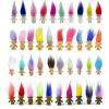 40pcs Luminous Mini Troll Dolls Glow in The Dark Vintage Action Figures Troll Dolls 1.2" Bodies, 2.3" Hair. Cake Toppers School Project, Arts and Crafts (40pcs) view 1