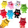 Color Monster Hand Puppets Set, My Emotional Little Monster Cartoon Doll, Blue/Red Monster Hand Puppets, Color Hand Puppets Set view 1