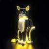 BrickBling LED Light Compatible with L-e-g-o Tuxedo Cat,Gift Idea for Animal-Lovers Who own 21349-Not Included The Model view 1