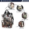 Abstract Oil Art Horses Diaper Bag Travel Backpack Large Capacity Tote Mom Bags for Dad Women Girls view 2