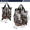Abstract Oil Art Horses Diaper Bag Travel Backpack Large Capacity Tote Mom Bags for Dad Women Girls view 3