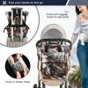 Abstract Oil Art Horses Diaper Bag Travel Backpack Large Capacity Tote Mom Bags for Dad Women Girls view 4