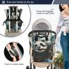 Cute Panda Astronaut Diaper Bag Travel Backpack Large Capacity Tote Mom Bags for Dad Women Girls view 2