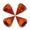 FLMLF Alloy Upgrade 24mm Hex Hub Front Rear Wheel Nut Taper Wheel Stopfor 1/5 Losi 5ive T Rofun Rovan LT King Motot X2 Rc Car Parts (Orange) view 2