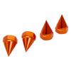 FLMLF Alloy Upgrade 24mm Hex Hub Front Rear Wheel Nut Taper Wheel Stopfor 1/5 Losi 5ive T Rofun Rovan LT King Motot X2 Rc Car Parts (Orange) view 4