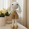 BBYP Handmade Soft Bunny Stuffed Animal - Crochet Baby Rattle - Bunny Stuffed Animal - Cotton Knitted Sleep Toy - Stuffed Animals for Babies(11 Inches) view 2