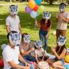 Hosfairy 1Pcs Halloween Animal Wolf Mask Wolf Masks Half Face Mask for Halloween Christmas Easter Masquerade Party Cosplay Props (Wolf Mask) view 2