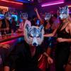 Hosfairy 1Pcs Halloween Animal Wolf Mask Wolf Masks Half Face Mask for Halloween Christmas Easter Masquerade Party Cosplay Props (Wolf Mask) view 3