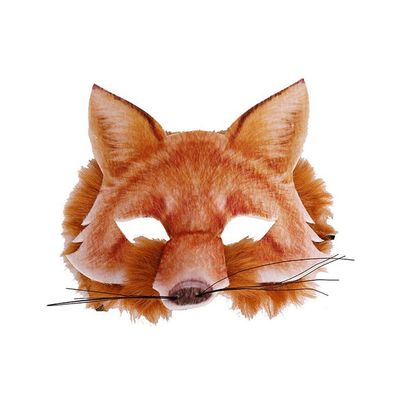 Hosfairy 1Pcs Halloween Animal Fox Masks Animal Fox Mask for Halloween Christmas Easter Masquerade Party Cosplay Props (Fox Mask)