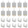 10Pcs DC Motor 1-6V Electric Motor with Holder 130 Motor Round Shaft Micro Mini Motor for Robotics Projects, RC Boat DIY Airplane Car, Science Experiments view 1