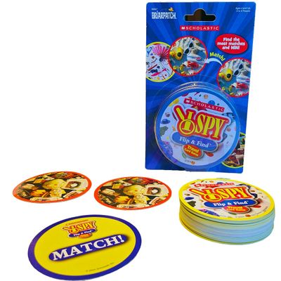 Briarpatch, I SPY Flip & Find Travel Card Game, Based On Search and Find Books, Preschool Learning for Kids
