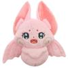 ELAINREN Furry Pink Bat Plush Toy Cuddly Stuffed Bat Dolls Gifts/13.7'' view 1