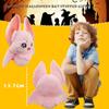 ELAINREN Furry Pink Bat Plush Toy Cuddly Stuffed Bat Dolls Gifts/13.7'' view 4