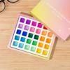 Acrylic Block Rainbow Building Blocks, Color Learning Toys Shapes Sorting Building Blocks, Cubes Stacking Toy, 30Pcs, 27.5cmx23.5cmx4.5cm view 3