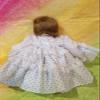 Baby Doll Beautiful Blue & White Gown. Big Heavy Doll view 2