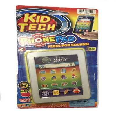 Generic Kid Tech Phone Pad, Press for Sounds, for Ages 3 and Up, Small