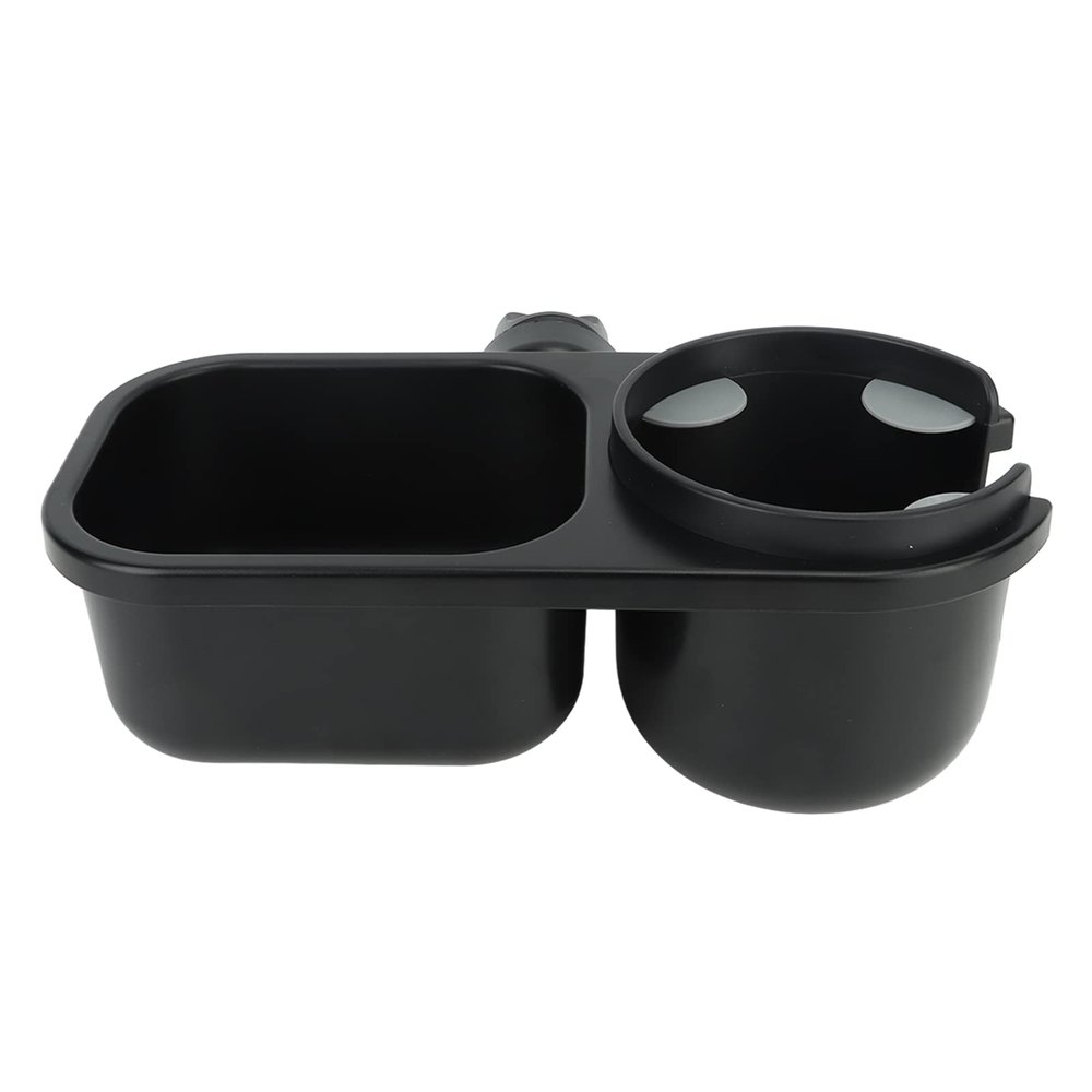 2 in 1 Drink Holder, Snack Holder for Stroller, Universal Snack Holder for Stroller, Black, Snack Holder for Stroller, Travel, Daily Life, Black