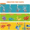 Dinosaur Marble Run Building for Kids: 3 4 5 6 7 8 Years Old Dinosaur Building Blocks Set Compatible with Major Brands - STEM Toy for Preschool Home for Boys Girls view 3