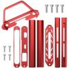 ShareGoo Metal Transmitter Screen Protector Frame Holder & Base Bracket Protective Compatible with Flysky Noble NB4 Transmitter Remote Control (Red) view 3