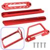 ShareGoo Metal Transmitter Screen Protector Frame Holder & Base Bracket Protective Compatible with Flysky Noble NB4 Transmitter Remote Control (Red) view 4