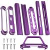 ShareGoo Metal Transmitter Screen Protector Frame Holder & Base Bracket Protective Compatible with Flysky Noble NB4 Transmitter Remote Control (Purple) view 2