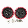 All Aluminum 2.6 Inch Beadlock Wheel Rims Wheel Hub 2pcs for Crawler RC TRX-4 TRX6 SCX10 D90 Redcat Gen8 Gen7 12mm Hex and 17mm Hex view 1