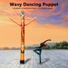 8ft Inflatable Air Waving Tube Dancer with Blower Set, Inflate Blow Up Arm Flying Puppet with Air Blower Decorative for Halloween Birthday Xmas Decor (Halloween Pot) view 2