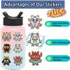 Cartoon Monster Stickers for Kids 50Pcs Cute Anime Monster Stickers for Water Bottle Kids Sticker Pack Vinyl Sticker for Scrapbook Water Bottle Laptop view 4