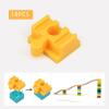 CoudarTitie Wooden Railway Track Adapter Pack for Train Sets, Yellow view 3